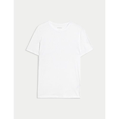 Premium Cotton T-Shirt Vest white - Marks & Spencer - Modalova