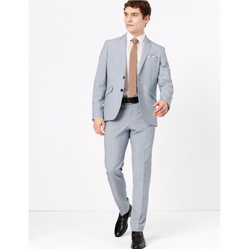 Skinny Fit Jacket with Stretch blue - Marks & Spencer - Modalova