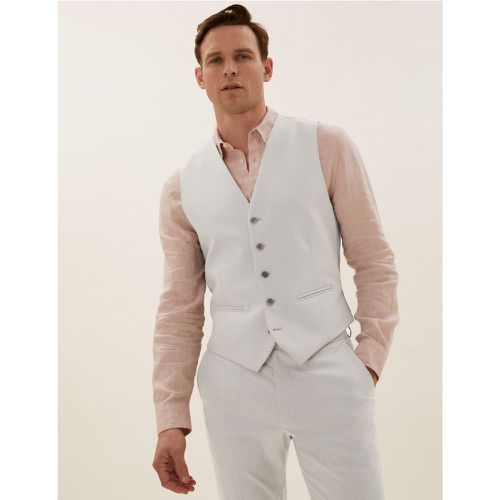 Pastel Tailored Waistcoat grey - Marks & Spencer - Modalova