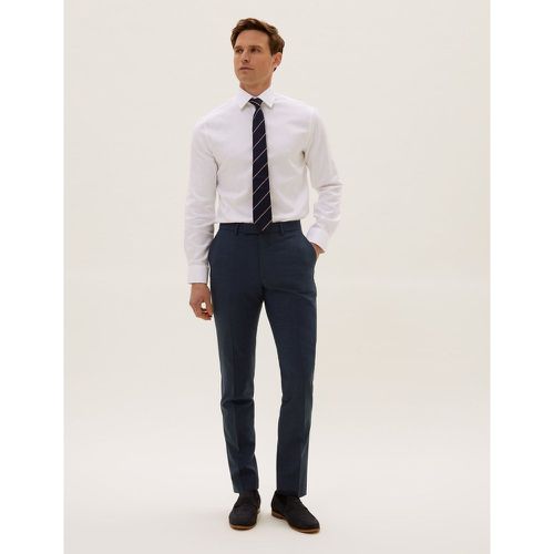 Ultimate Slim Fit Pinstripe Trousers - Marks & Spencer - Modalova