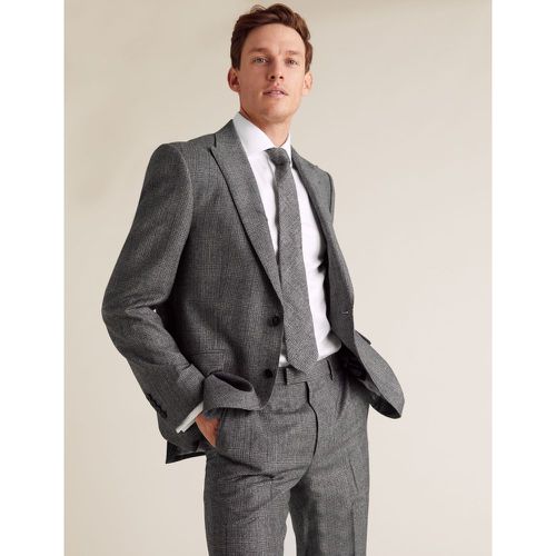 Tailored Fit Pure Wool Checked Jacket - Marks & Spencer - Modalova