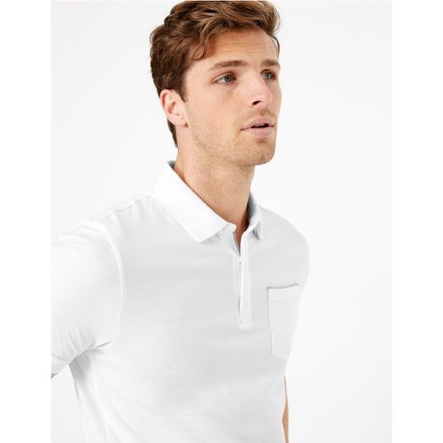 Premium Cotton Polo Shirt white - Marks & Spencer - Modalova