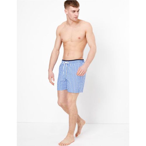 Seersucker Swim Shorts blue - Marks & Spencer - Modalova