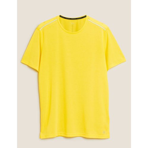 Slim Fit Technical Sports T-Shirt yellow - Marks & Spencer - Modalova