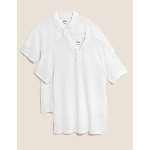 Pack Pure Cotton Polo Shirts - Marks & Spencer - Modalova