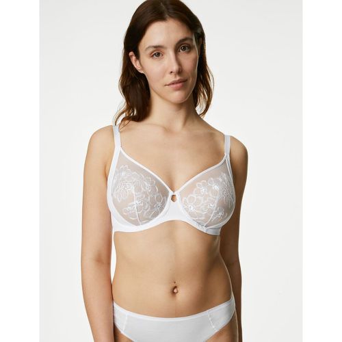 Embrace Embroidered Underwired Full Cup Bra A-E - Marks & Spencer - Modalova
