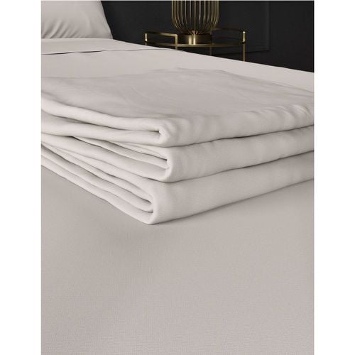 Egyptian Cotton 400 Thread Count Percale Flat Sheet grey - Marks & Spencer - Modalova