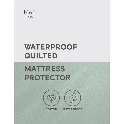 Quilted Waterproof Mattress Protector - Marks & Spencer - Modalova