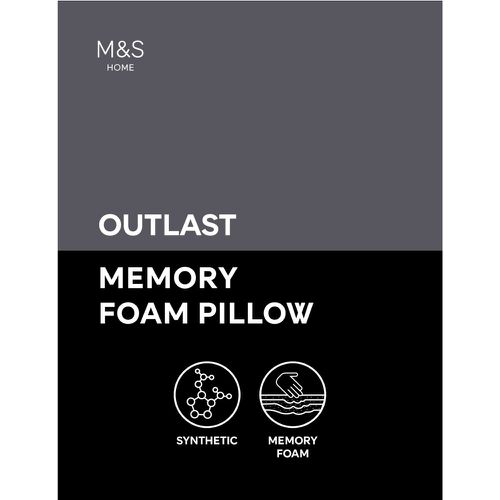 Medium Memory Foam Pillow cream - Marks & Spencer - Modalova
