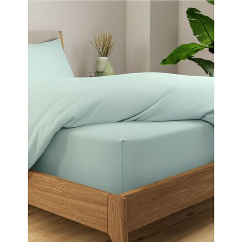 Comfortably Cool Extra Deep Fitted Sheet blue - Marks & Spencer - Modalova