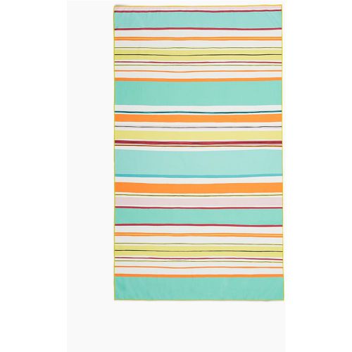 Microfibre Striped Beach Towel green - Marks & Spencer - Modalova