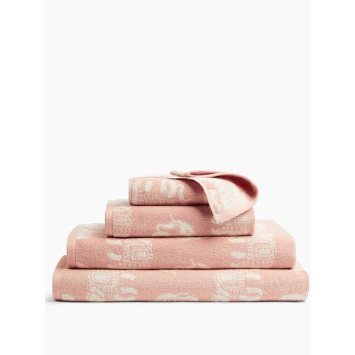 Priya Pure Cotton Elephant Towel pink - Marks & Spencer - Modalova
