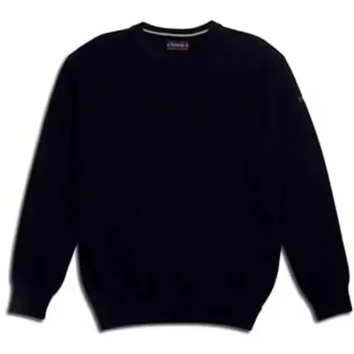 Ein Kernstück der Garderobe für einen lässigen und eleganten Stil.HerrenpulloverRundhalsausschnittRippenbündchen am unteren RandPerlengeripptGesam - MAG3214361 - Modalova