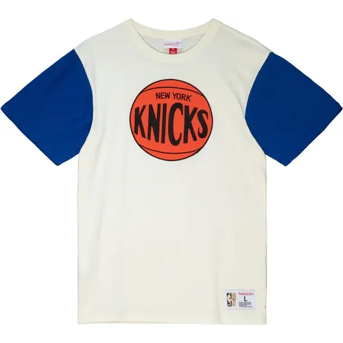 T-Shirt New York Knicks NBA Color Blocked - Mitchell & Ness - Modalova