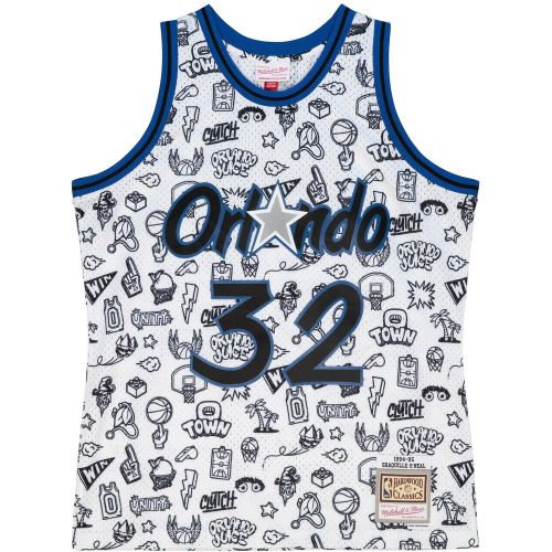Canottiera Orlando Magic NBA Doodle Swingman 1994 Shaquille O'Neal - Mitchell & Ness - Modalova
