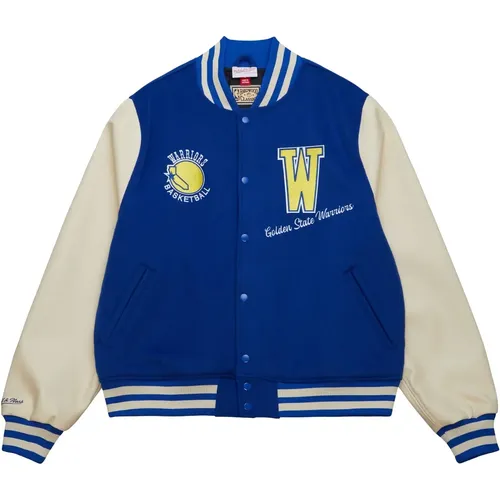 Jacke Golden State Warriors Varsity - Mitchell & Ness - Modalova