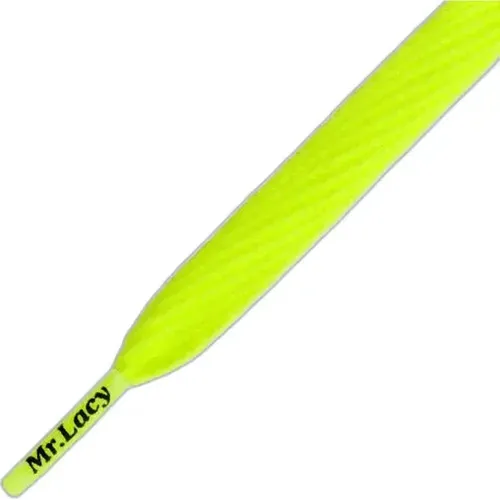 Die Schnürsenkel Flatties Neon Lime Yellow sind flach und lang. Sie passen perfekt in Ihre Sneakers oder Schuhe mit 5 bis 7 Ösenreihen.Wenn Ihre Sch - MAG6091386 - Modalova