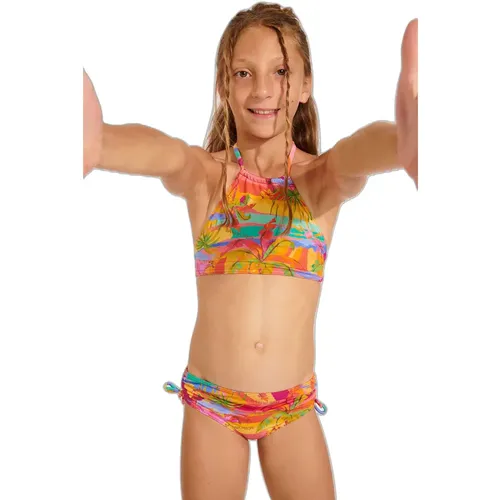 Il costume da bagno a 2 pezzi per ragazze della marca Banana Moon, modello M Legos Curitib, incarna lo spirito estivo e la gioia di vivere. Progettato - MAG5589436 - Modalova