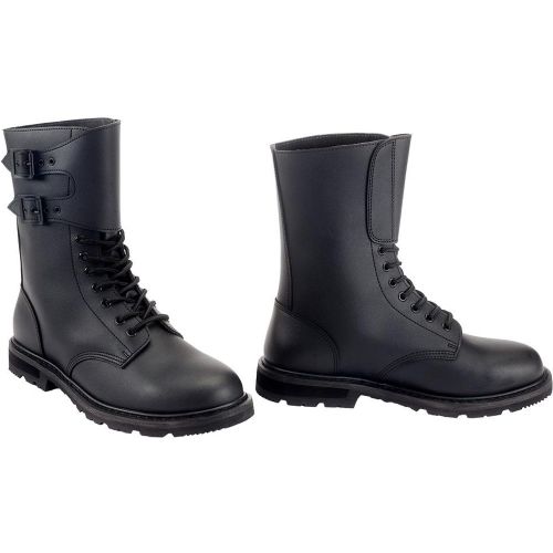 Stivale in pelle di alta qualità con allacciatura a 7 fori / gamba attaccata con doppia fibbia / cappuccio protettivo / zona del tallone rinforzata / - MAG10580919 - Modalova