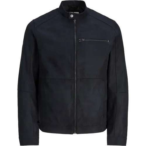 Giacca in pelle da moto Dylan - jack & jones - Modalova