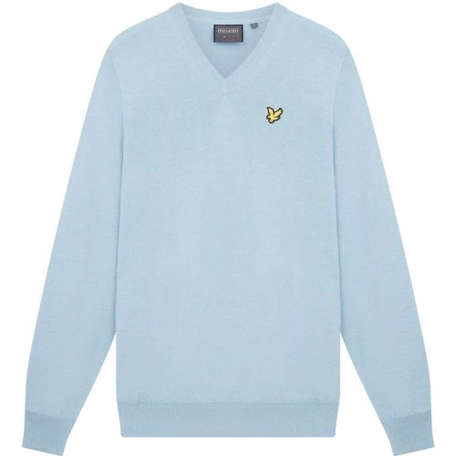 Fügen Sie Ihrer Auswahl an Golfbekleidung klassische Qualität und unaufdringlichen Stil mit dem Lyle & Scott V-Neck Pullover für Herren hinzu. - MAG5154720 - Modalova