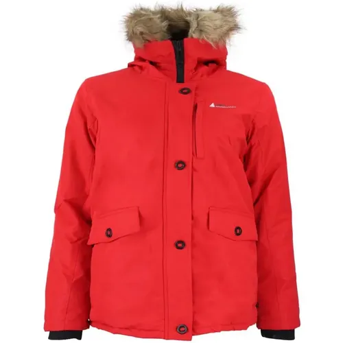 Il parka FALAVA/YL per bambina di Peak Mountain è un parka caldo e confortevoleParka a maniche lunghe2 tasche per le mani con cerniera e bottone1 tas - MAG3242657 - Modalova