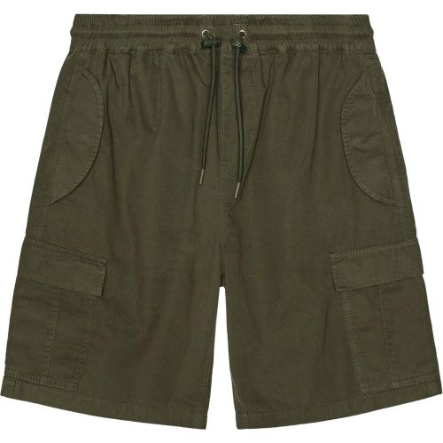 Pantaloni in cotone dal taglio ampio con tasche sulla coscia cargo, elastico in vita e coulisse nascosta sul fondo della gamba. - Pantaloncini cargo - - MAG7472627 - Modalova