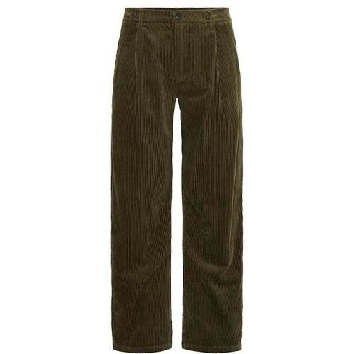 Die elastische Baumwollhose mit Falten Solid Liam ist ein unverzichtbares Stück für jede moderne Garderobe. Sie wurde mit besonderem Augenmerk auf K - MAG11427296 - Modalova