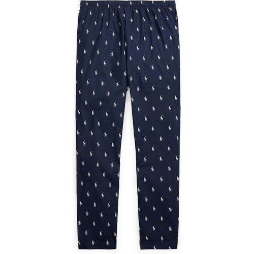 Pony Player Pyjama Bottoms in Logo Print Cotton - Polo Ralph Lauren - Modalova