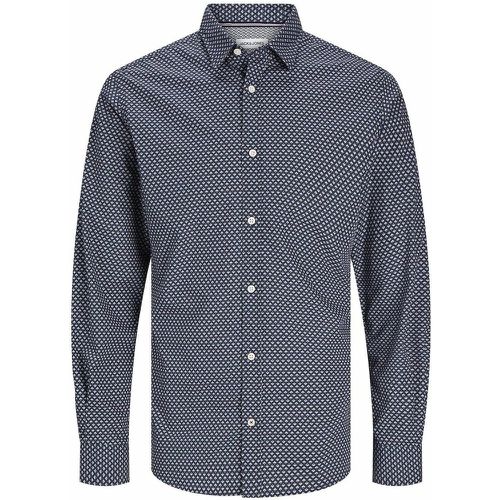 Printed Cotton Mix Shirt - jack & jones - Modalova