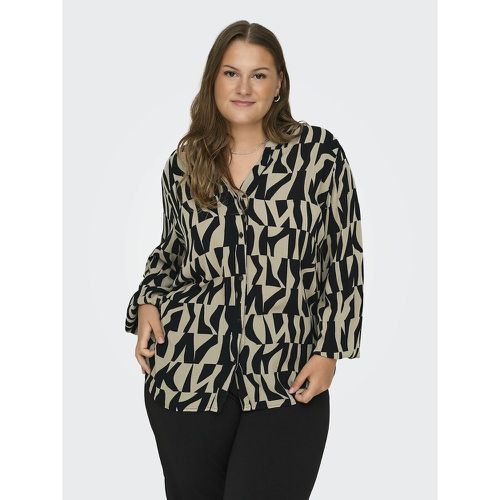 Printed Long Sleeve Blouse - ONLY CARMAKOMA - Modalova