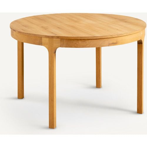 Amalrik 120cm Round Solid Oak Extending Dining Table - AM.PM - Modalova