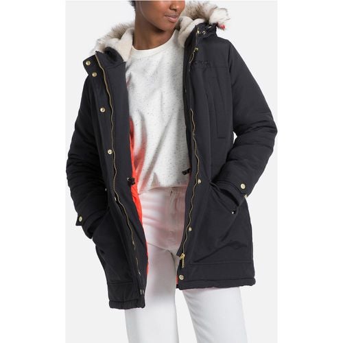 Luciana W Hooded Parka with Faux Fur Trim - Schott - Modalova