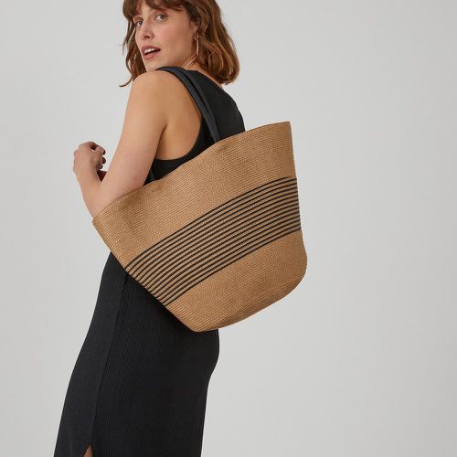 Woven Striped Beach Bag - LA REDOUTE COLLECTIONS - Modalova