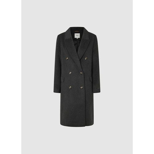 Beth Wool Mix Coat with Double-Breasted Buttoning - Pepe Jeans - Modalova