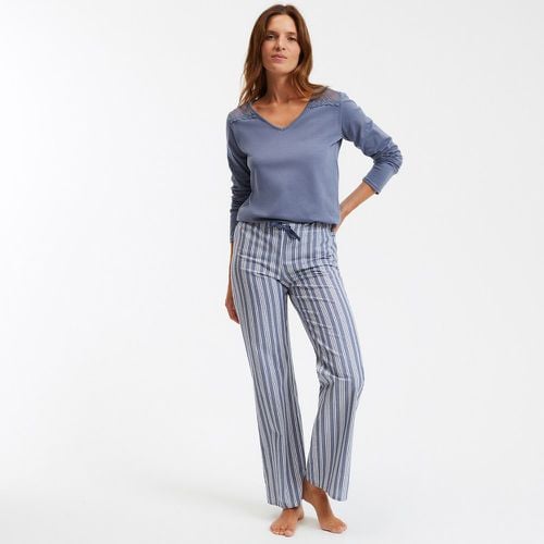 Cotton Long Sleeve Pyjamas - LA REDOUTE COLLECTIONS - Modalova