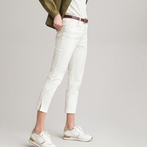 Cotton Twill Cropped Trousers, Length 22.5" - Anne weyburn - Modalova