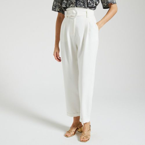 Jumbo Cigarette Trousers with High Waist - Suncoo - Modalova