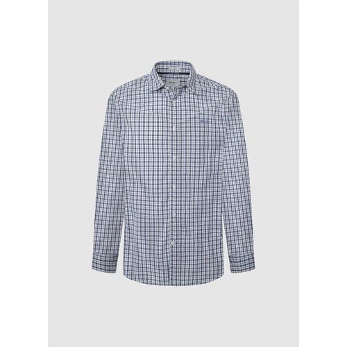 Checked Cotton Poplin Shirt in Regular Fit - Pepe Jeans - Modalova