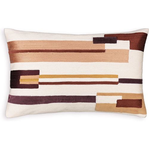 Caliste Graphic Rectangular 100% Cotton Cushion Cover - LA REDOUTE INTERIEURS - Modalova