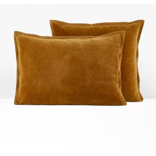 Noria Ruffle 100% Cotton Velvet Pillowcase - LA REDOUTE INTERIEURS - Modalova