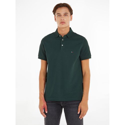 Slim Polo Shirt in Cotton with Short Sleeves - Tommy Hilfiger - Modalova