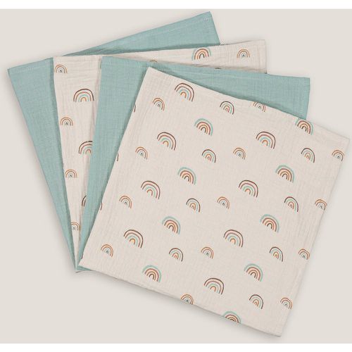 Pack of 4 Cotton Muslin Squares - LA REDOUTE COLLECTIONS - Modalova