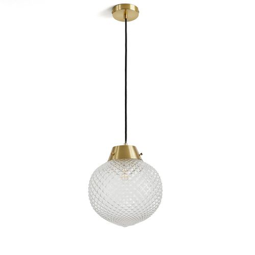 Camille Omerin Textured Glass & Antique Ceiling Light - CAMILLE OMERIN X LA REDOUTE INTERIEURS - Modalova