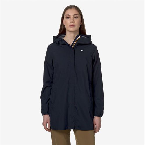 Sophie Eco Stretch Dot V Mid-Length Windbreaker with Hood - K-way - Modalova