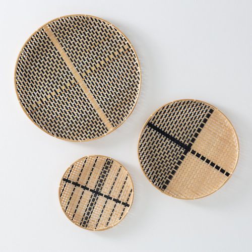 Set of 3 Jutlo Round Woven Straw Wall Decorations - LA REDOUTE INTERIEURS - Modalova