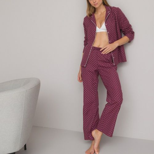 Cotton Flannelette Pyjamas in Polka Dot Print - LA REDOUTE COLLECTIONS - Modalova