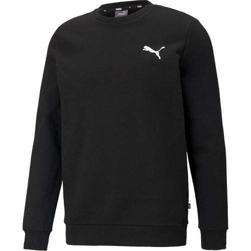 Essential Cotton Mix Sweatshirt with Small Logo Print and Crew Neck - Puma - Modalova