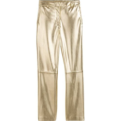 Metallic Straight Trousers - LA REDOUTE COLLECTIONS - Modalova