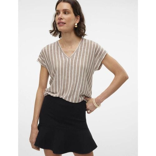 Recycled Striped T-Shirt with Short Sleeves - Vero Moda - Modalova